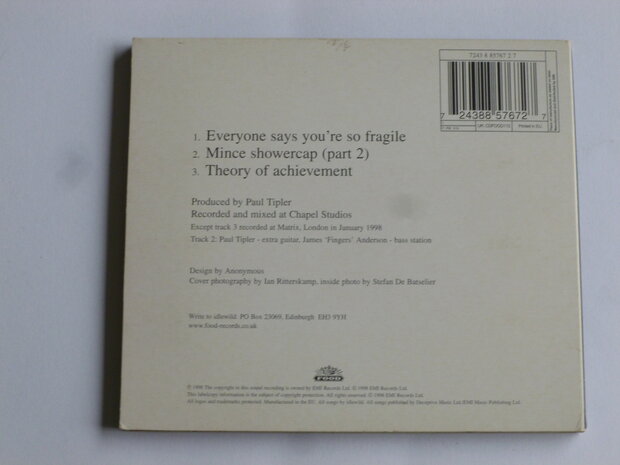 Idlewild - Everyone says you're so fragile (CD Single)