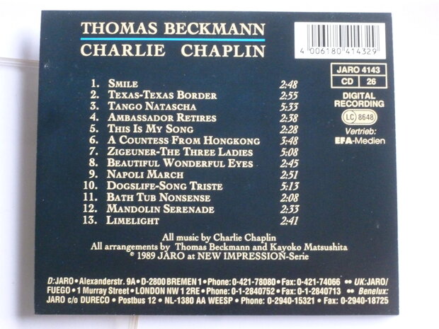 Thomas Beckmann - Charlie Chaplin