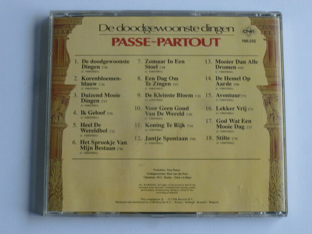 Passe-Partout - De doodgewoonste dingen