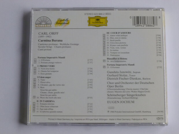 Orff - Carmina Burana / Eugen Jochum