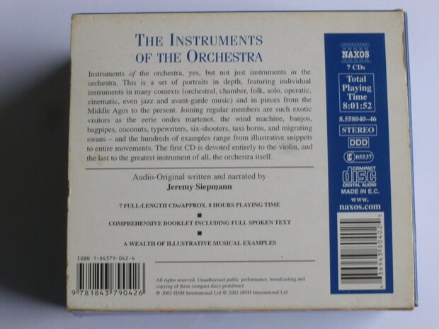 Jeremy Siepmann - The Instruments of the Orchestra (7 CD)