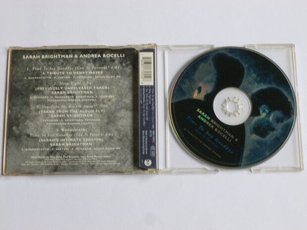Brightman & Bocelli - Time to Say Goodbye (CD Single)