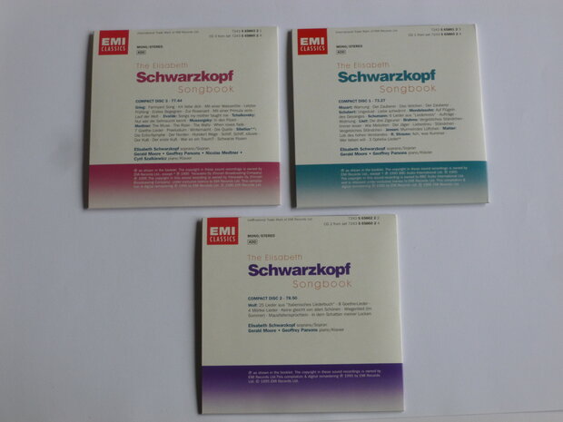 The Elisabeth Schwarzkopf Songbook (3 CD)
