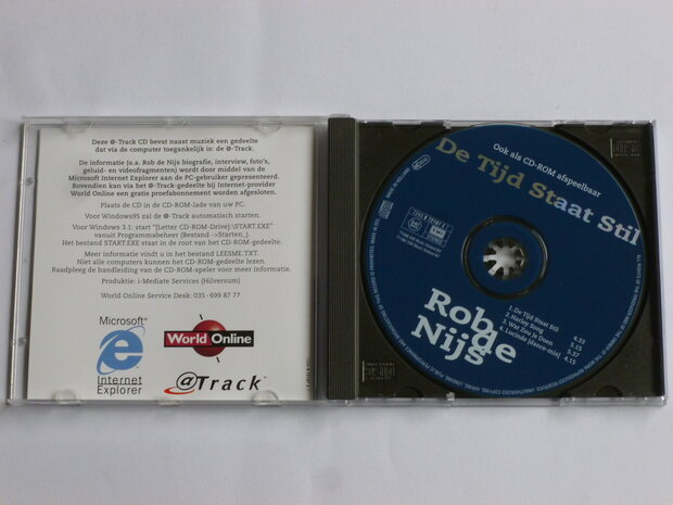 Rob de Nijs - De tijd staat stil (met extra cd-rom track) CD Single