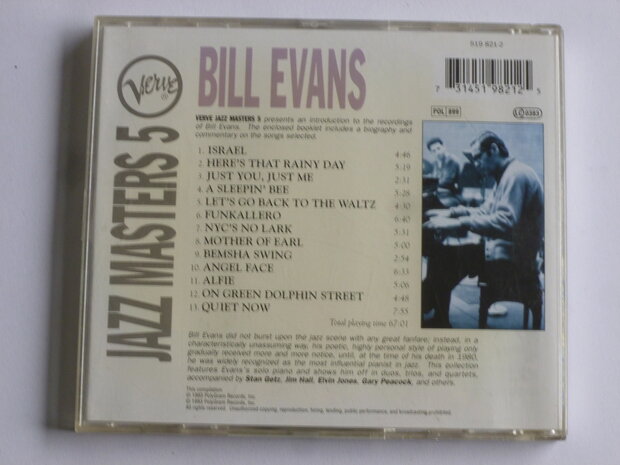 Bill Evans - Jazz Masters 5