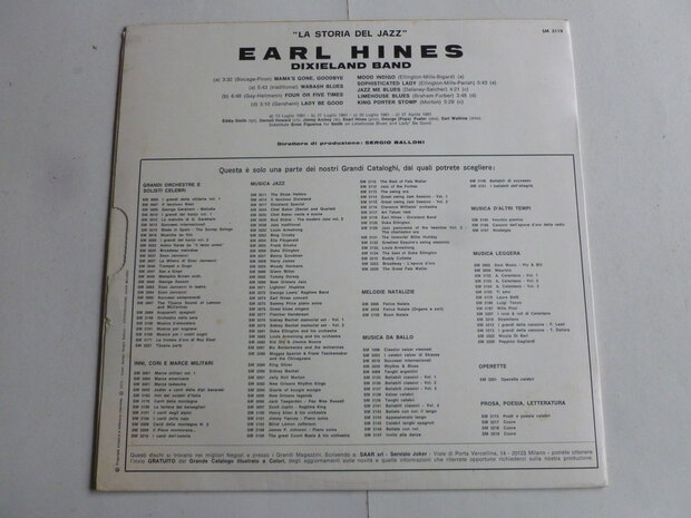 Earl Hines - Dixieland Band (LP)