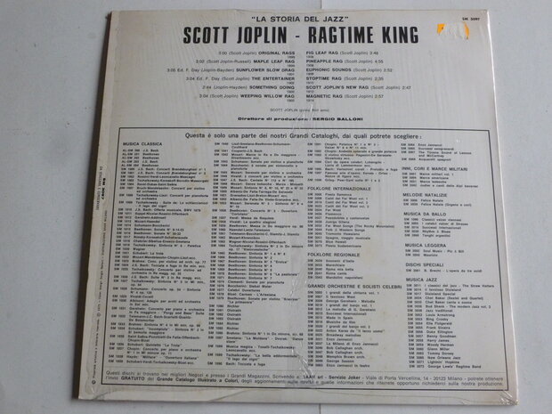 Scott Joplin - Ragtime King (LP)