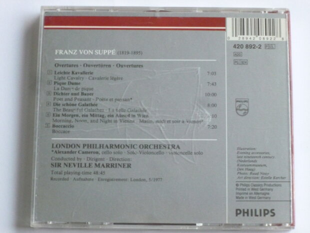 Suppe - Overtures / Sir Neville Marriner