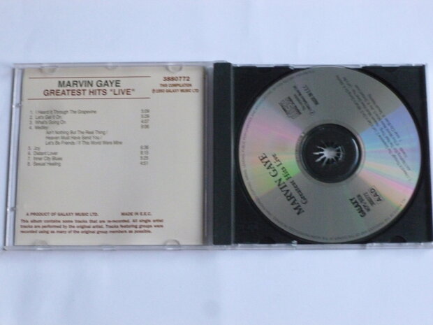 Marvin Gaye - Greatest Hits "Live" (galaxy)