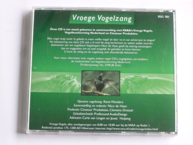 Vroege Vogelzang - Leer de Zangvogels kennen / Nico de Haan