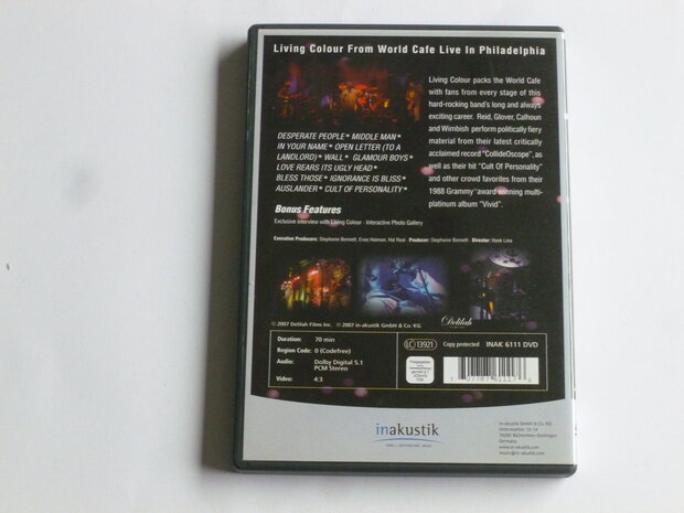 Living Colour - On Stage at World Cafe Live (DVD)