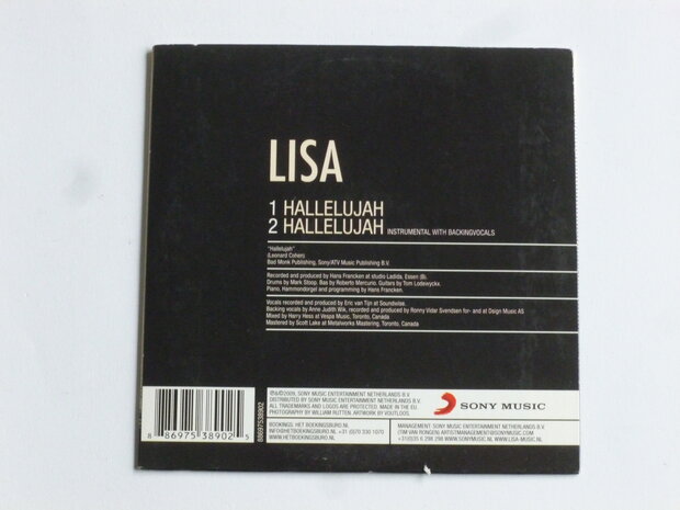 Lisa - Hallelujah (CD Single)