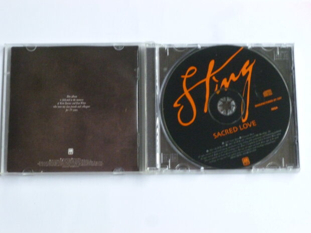 Sting - Sacred Love (south Africa)