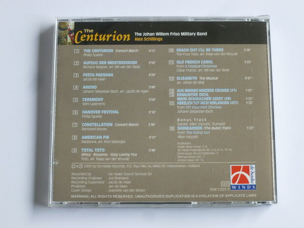 The Centurion - The Johan Willem Friso Military Band / A. Schillings