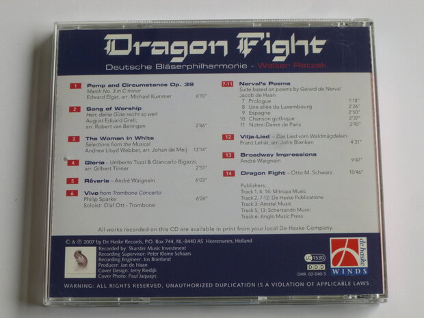Dragon Fight - Deutsche Bläsephilharmonie / Walter Ratzek