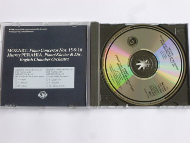 Mozart - Piano Concertos 15 & 16 / Murray Perahia