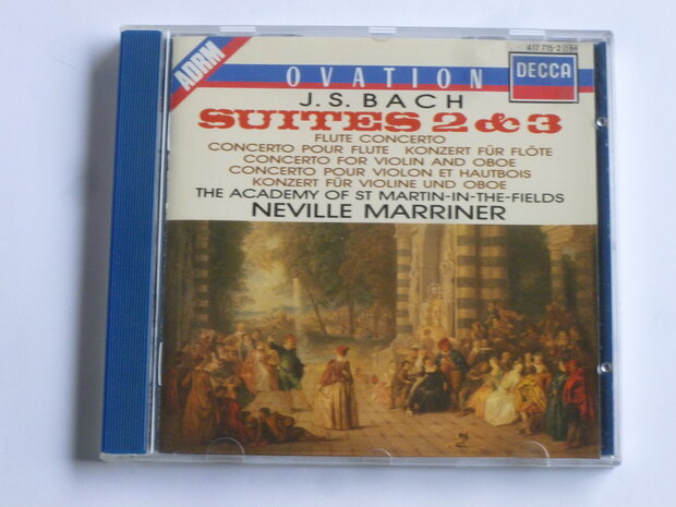 Bach - Suites 2 & 3 / Neville Marriner (ovation)