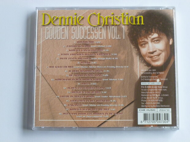 Dennie Christian - Gouden Successen vol.1 (gesigneerd)