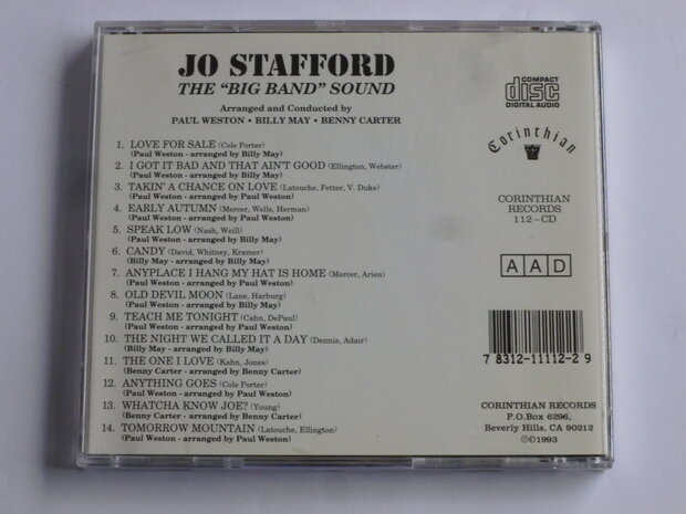 Jo Stafford - The Big Band Sound