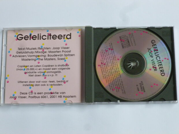 Joop Visser - Gefeliciteerd