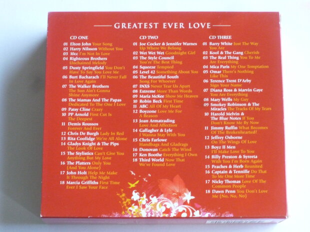 Greatest Ever! Love - The Definitive Collection (3 CD)