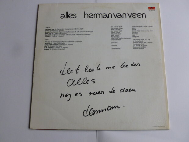 Herman van Veen - Alles (LP) 2378005