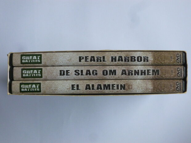 Great Battles - El Alamein / De Slag om Arnhem / Pearl Harbor (3 DVD)