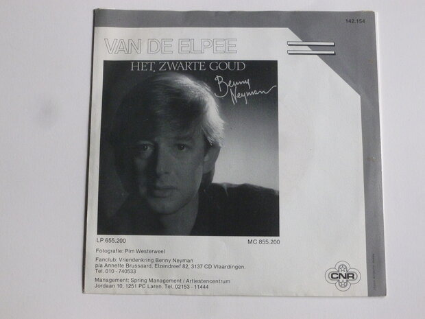 Benny Neyman - Waarom fluister ik je naam nog (vinyl single)