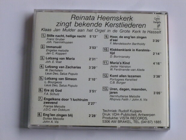 Reinata Heemskerk zingt bekende Kerstliederen (met Klaas Jan Mulder)