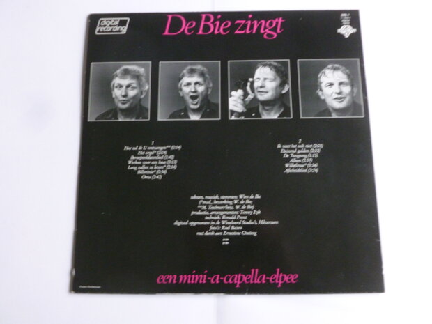 De Bie zingt - een mini a capella elpee (LP)