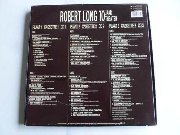 Robert Long - 10 Jaar Theater (3 LP)