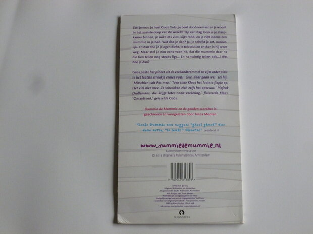 Tosca Menten leest Dummie de Mummie en de gouden Scarabee (4 CD Luisterboek)