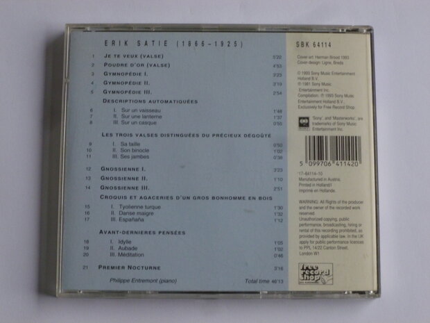 Satie - Entremont , 20 th Century Composers / artwork Herman Brood