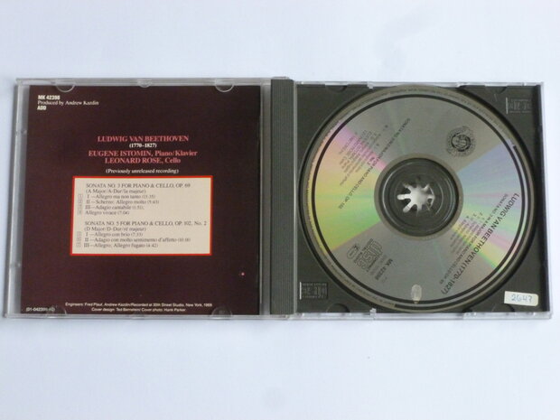 Beethoven - Cello Sonatas / Eugene Istomin, Leonard Rose