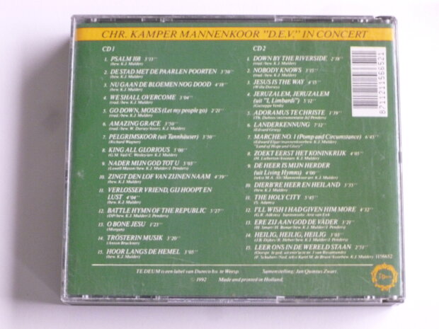 Chr. Kamper Mannenkoor Door Eendracht Verbonden - In Concert (2 CD)