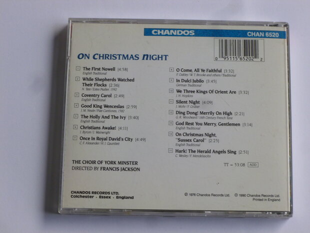 On Christmas Night - The Choir of York Minster (chandos)