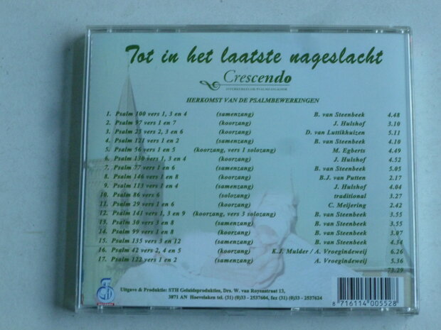 Crescendo - Tot in het laatste nageslacht