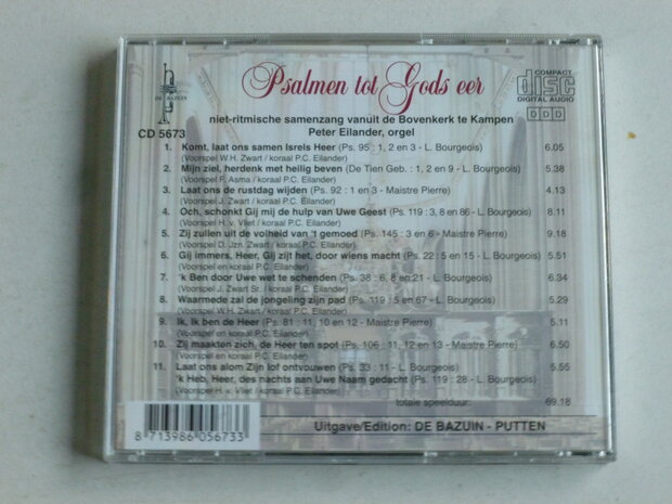 Psalmen tot Gods eer - Peter Eilander