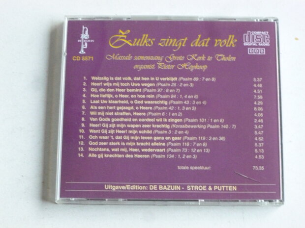 Zulks zingt dat volk  / Pieter Heykoop