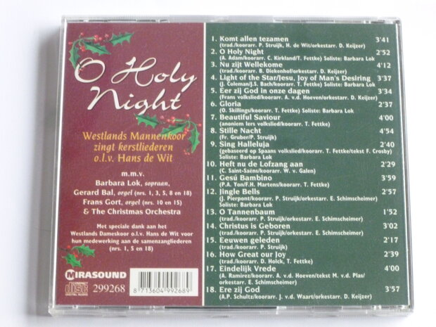 O Holy Night - Westlands Mannenkoor zingt Kerstliederen