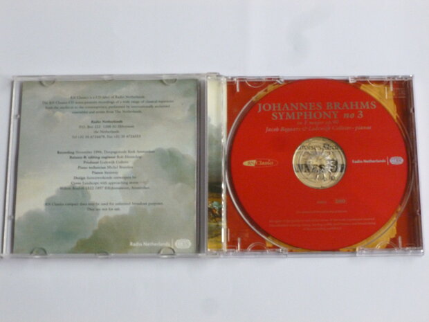 Brahms - Symphony no 3 / Jacob Bogaart & Lodewijk Collette