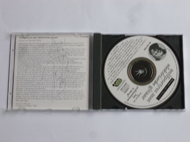 Jeroen van Merwijk - Zelfportret met elektrische gitaar (gesigneerd)