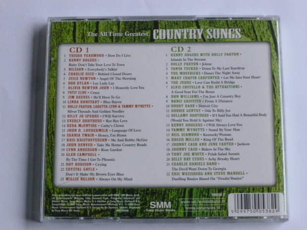 Country Songs - The All Time Greatest (2 CD)