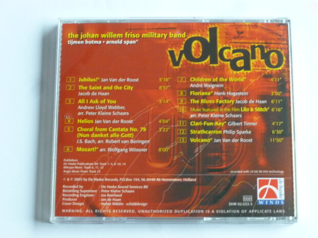 Volcano - The Johan Willem Friso Military Band 