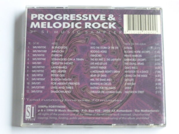 Progressive & Melodic Rock Vol. 3 - various artists