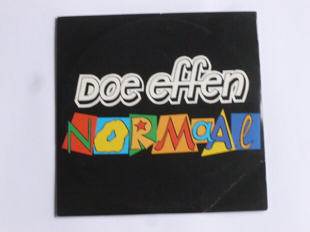 Normaal - Doe Effen Normaal (CD Single)