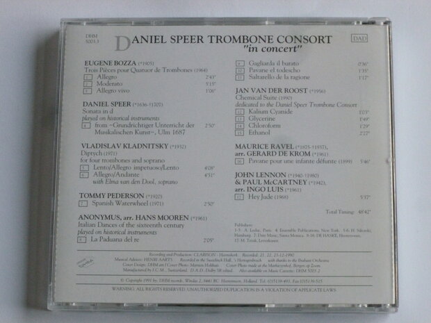 Daniel Speer Trombone Consort - In Concert