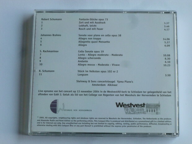 Alexander Rudin, Pavel Gililov - Schumann, Brahms, Rachmaninov