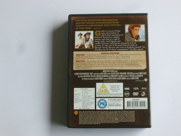 Giant - James Dean, Elizabeth Taylor (2 DVD) special Edition