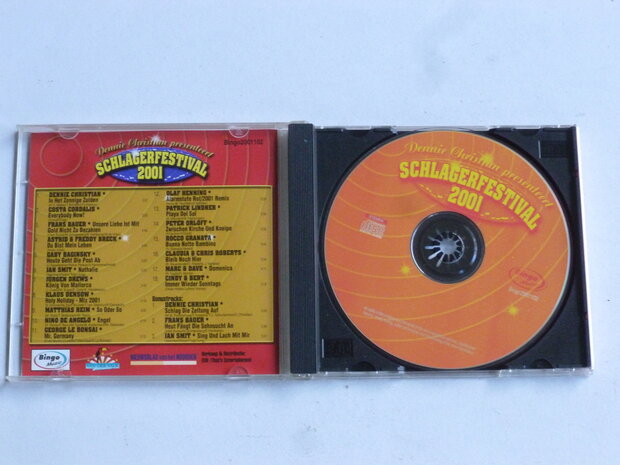 Dennie Christian presenteert Schlagerfestival 2001
